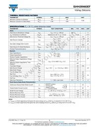 SIHH26N60EF-T1-GE3 Datasheet Page 2