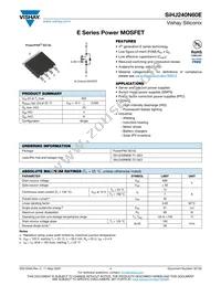 SIHJ240N60E-T1-GE3 Datasheet Cover