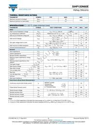 SIHP120N60E-GE3 Datasheet Page 2