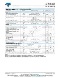 SIHP15N50E-GE3 Datasheet Page 2