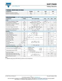 SIHP17N60D-GE3 Datasheet Page 2