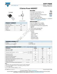 SIHP17N80E-GE3 Datasheet Cover