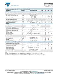 SIHP20N50E-GE3 Datasheet Page 2