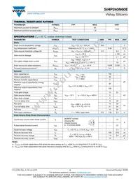 SIHP240N60E-GE3 Datasheet Page 2