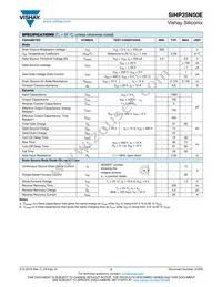 SIHP25N50E-GE3 Datasheet Page 2