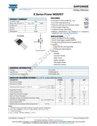 SIHP33N60E-GE3 Datasheet Cover