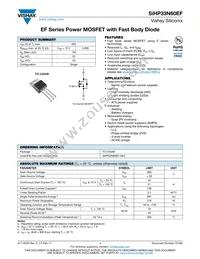 SIHP33N60EF-GE3 Datasheet Cover