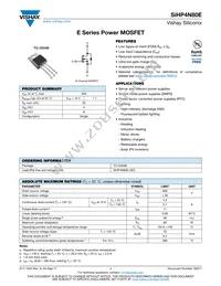 SIHP4N80E-GE3 Datasheet Cover