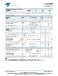 SIHU3N50DA-GE3 Datasheet Page 2