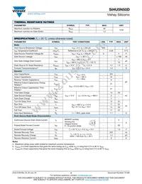 SIHU5N50D-E3 Datasheet Page 2