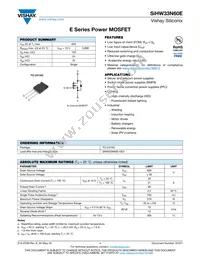 SIHW33N60E-GE3 Datasheet Cover