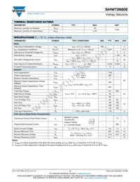 SIHW73N60E-GE3 Datasheet Page 2