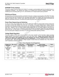 SII1362ACLU Datasheet Page 17