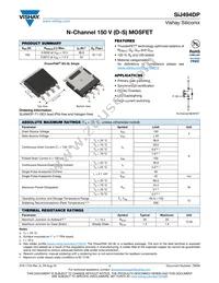 SIJ494DP-T1-GE3 Datasheet Cover