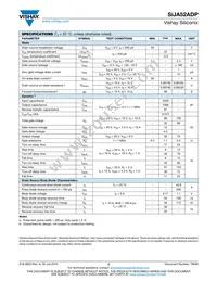 SIJA52ADP-T1-GE3 Datasheet Page 2