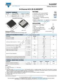 SIJA52DP-T1-GE3 Datasheet Cover