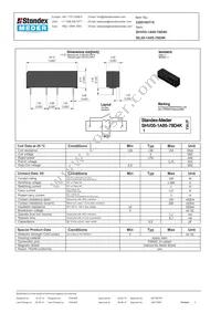 SIL05-1A85-76D4K Datasheet Cover