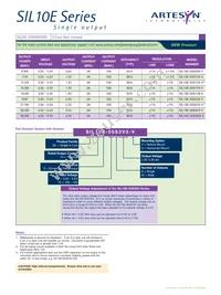 SIL10E-05W3V3-V Datasheet Page 2