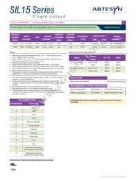 SIL15C-12SADJ-V Datasheet Page 2