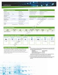 SIL15E-12W3V3-VJ Datasheet Page 2