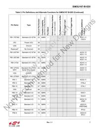 SIM3U167-B-GDI Datasheet Page 7