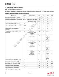 SIM3U167-B-GQR Datasheet Page 6