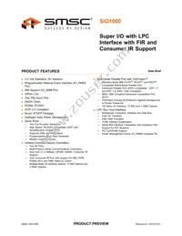 SIO1000-JV Datasheet Cover