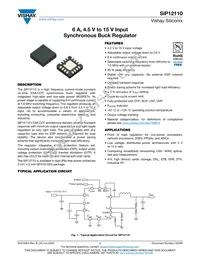 SIP12110DMP-T1-GE4 Datasheet Cover