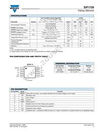 SIP1759DH-T1-E3 Datasheet Page 3