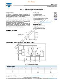 SIP2100DY-T1-GE3 Datasheet Cover