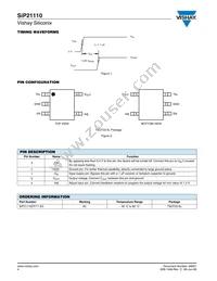 SIP21110DT-T1-E3 Datasheet Page 4