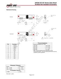 SIP305R Datasheet Page 2