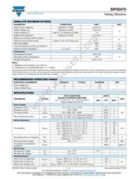 SIP32475DN-T1-GE4 Datasheet Page 2