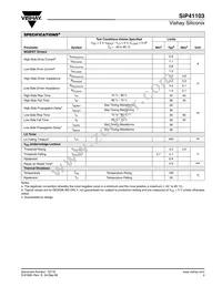 SIP41103DM-T1-E3 Datasheet Page 3