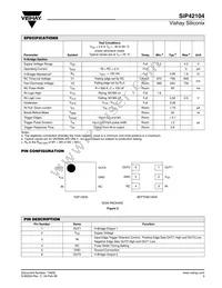 SIP42104DX-T1-E3 Datasheet Page 3