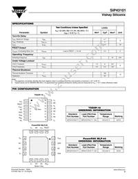 SIP43101DLP-T1-E3 Datasheet Page 3