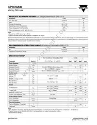 SIP4610BDT-T1-E3 Datasheet Page 2