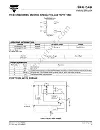 SIP4610BDT-T1-E3 Datasheet Page 3