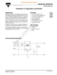 SIP4613BDVP-T1-E3 Datasheet Cover