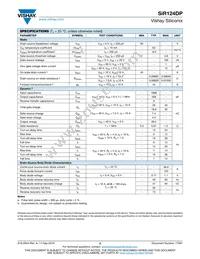 SIR124DP-T1-RE3 Datasheet Page 2