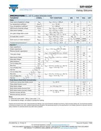 SIR165DP-T1-GE3 Datasheet Page 2