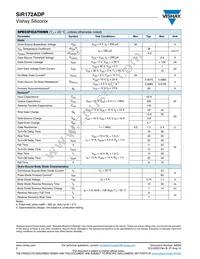 SIR172ADP-T1-GE3 Datasheet Page 2