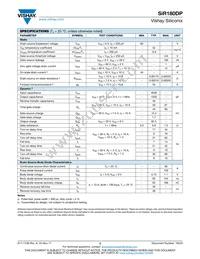 SIR180DP-T1-RE3 Datasheet Page 2