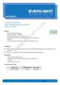 SIR19-315/TR8 Datasheet Cover