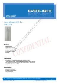 SIR323-5 Datasheet Cover