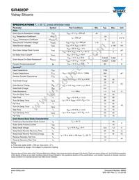 SIR402DP-T1-GE3 Datasheet Page 2