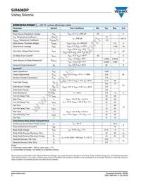 SIR408DP-T1-GE3 Datasheet Page 2