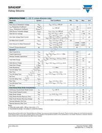 SIR424DP-T1-GE3 Datasheet Page 2