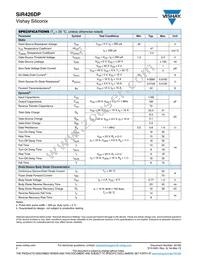 SIR426DP-T1-GE3 Datasheet Page 2