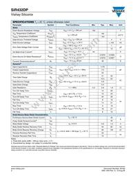 SIR432DP-T1-GE3 Datasheet Page 2